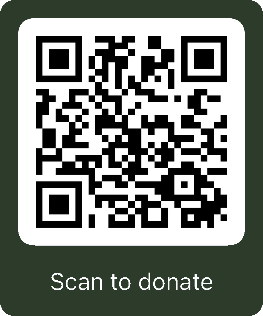 Scan this QR code to donate to CAEDS